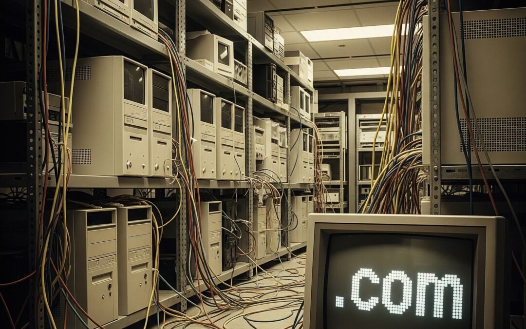 The history of the dot com domain name extension